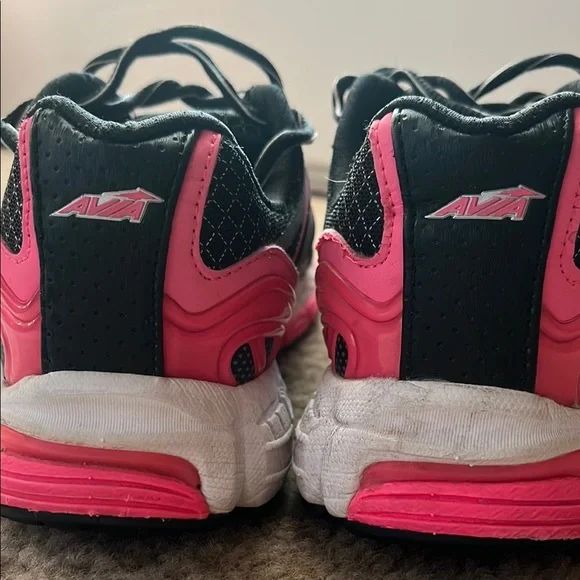 Avia Cantilever Women's Black and Pink Athletic Shoes - Picture 2 of 6